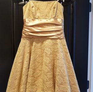 Masquerade Gold Dress